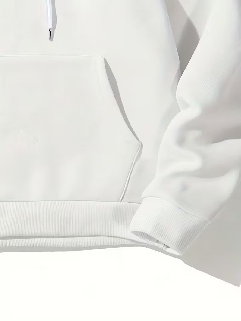 Unisex "God's Childhood" Print Drop-Shoulder Crewneck Sweatshirt, Autumn/Winter Men's Loose Fit Casual Long-Sleeve Pullover, Men's Daily Wear