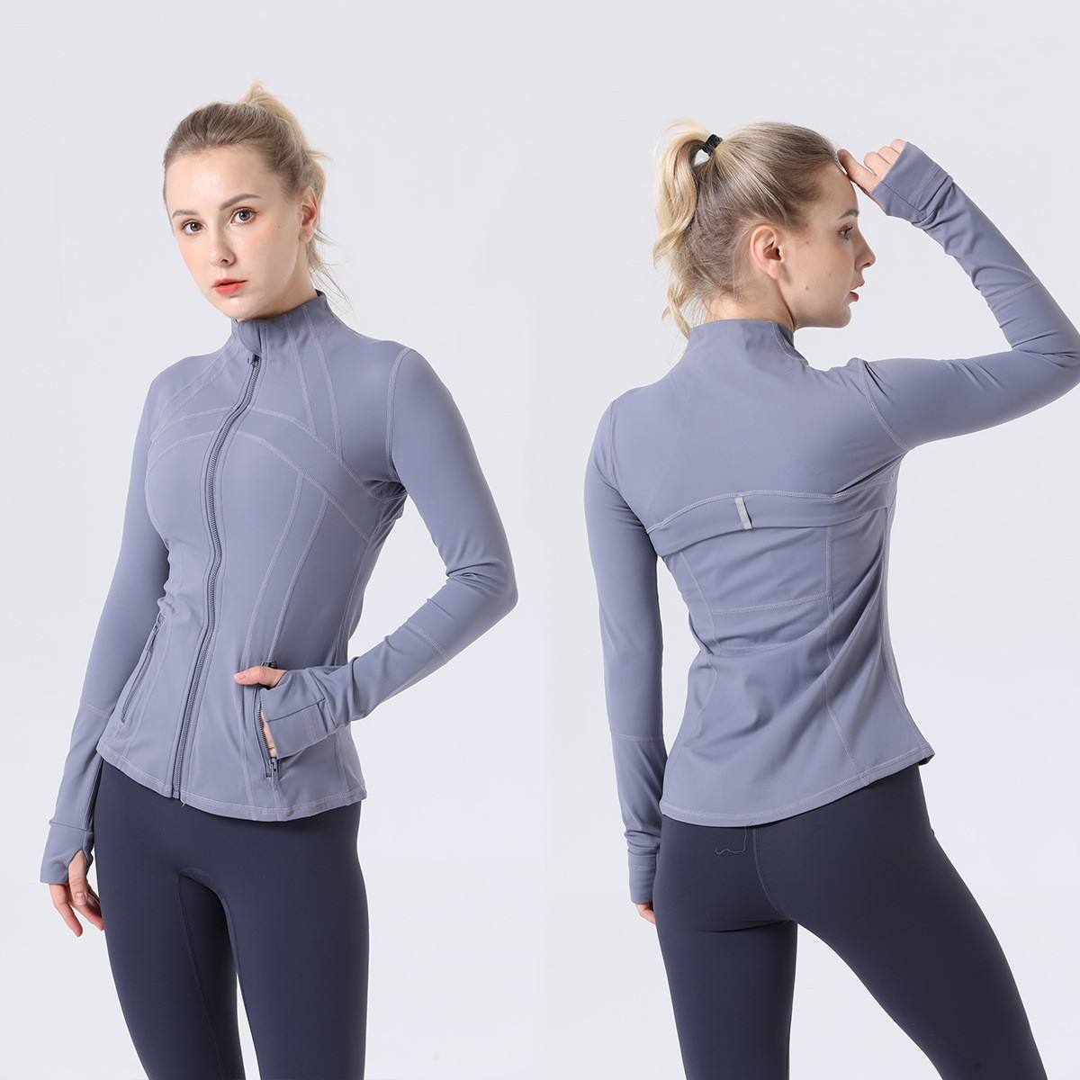 Slim Fit Workout Yoga Jacket.