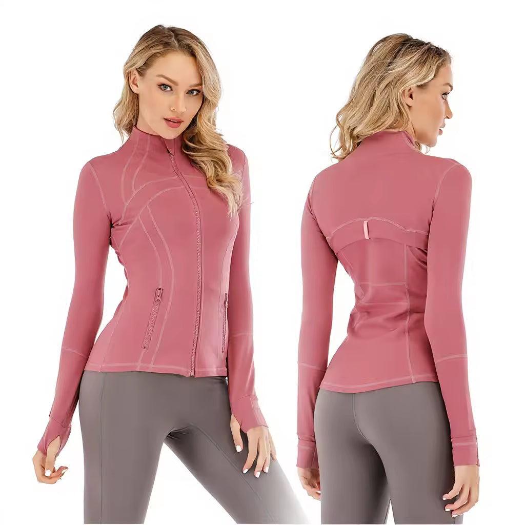 Slim Fit Workout Yoga Jacket.