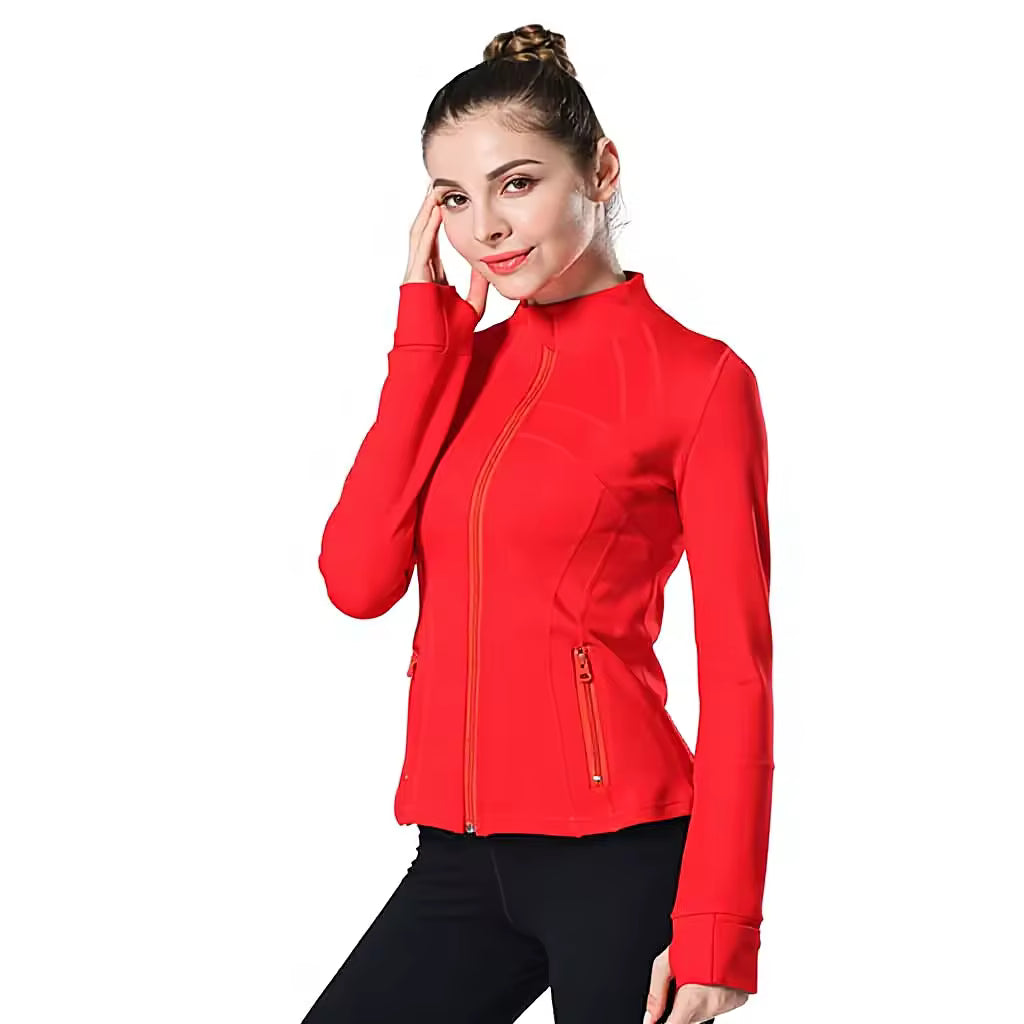Slim Fit Workout Yoga Jacket.