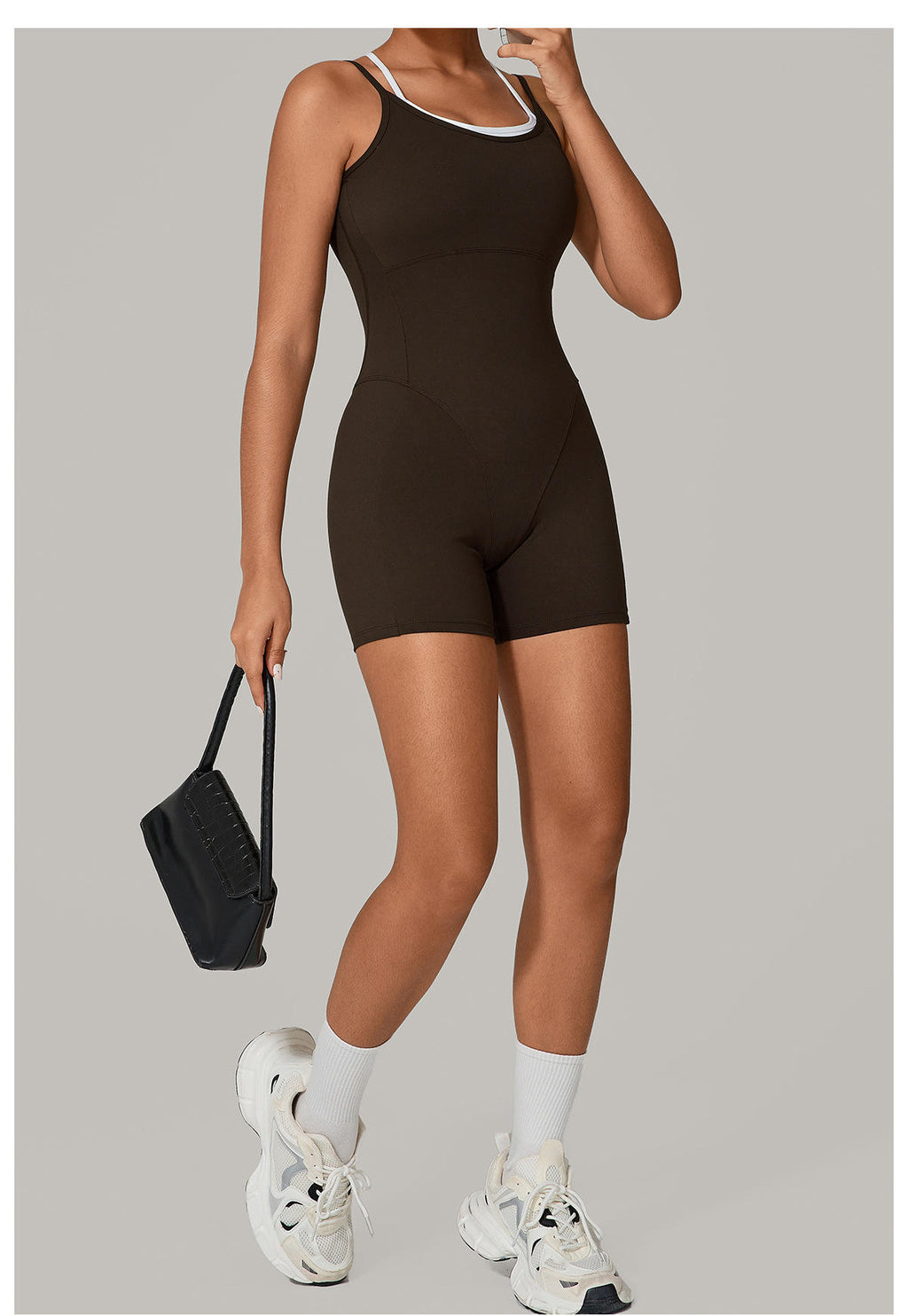Double Layer Workout Romper