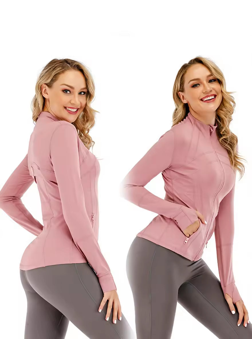 Slim Fit Workout Yoga Jacket.
