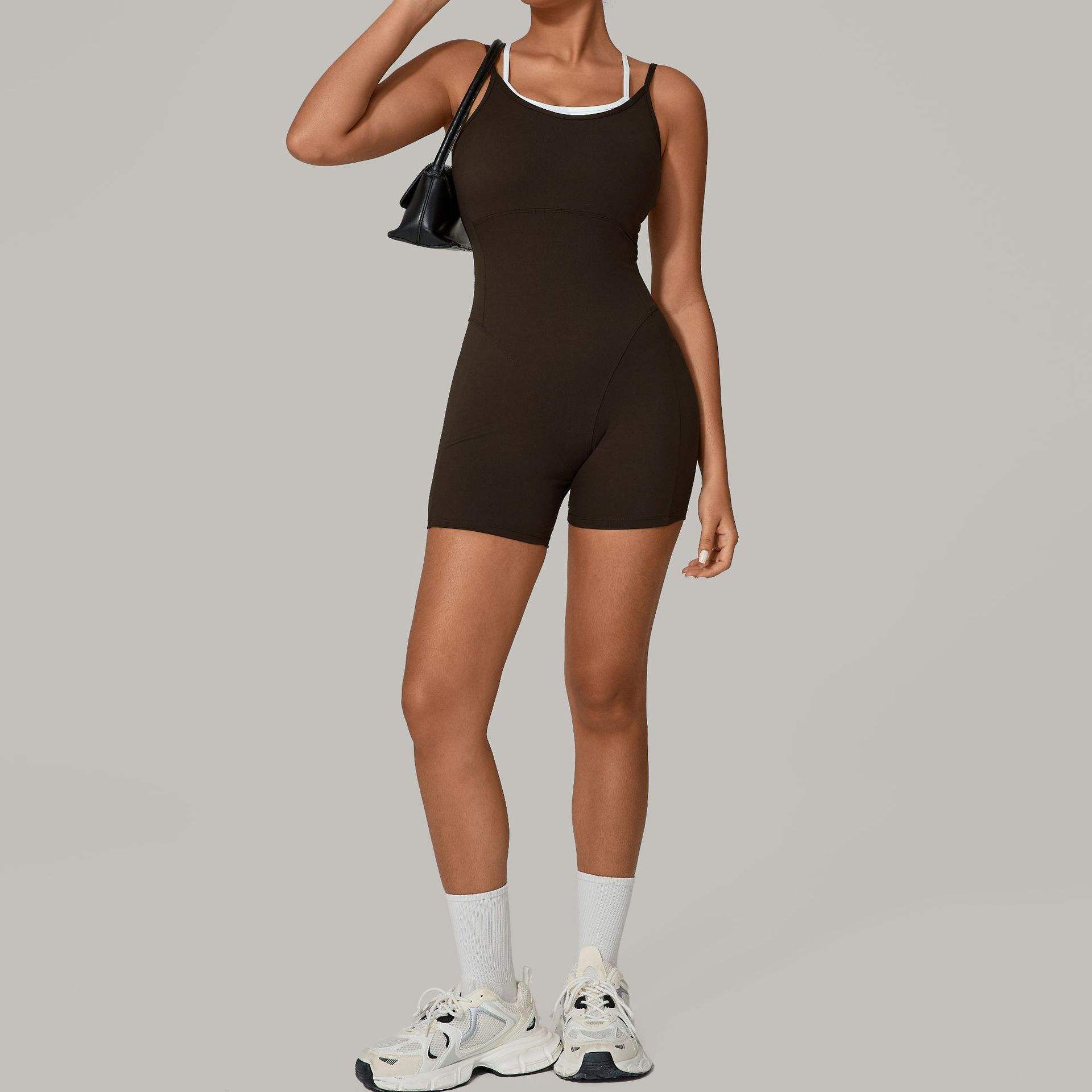 Double Layer Workout Romper
