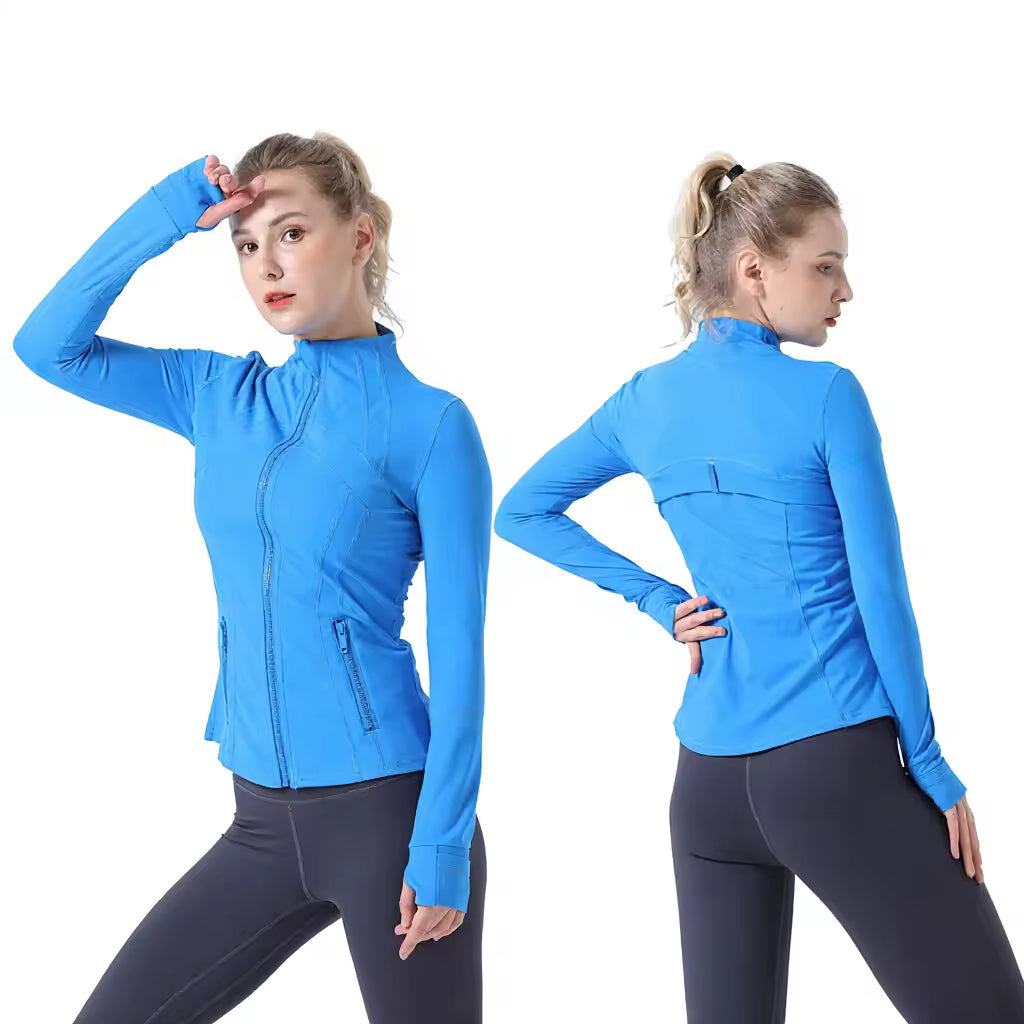 Slim Fit Workout Yoga Jacket.